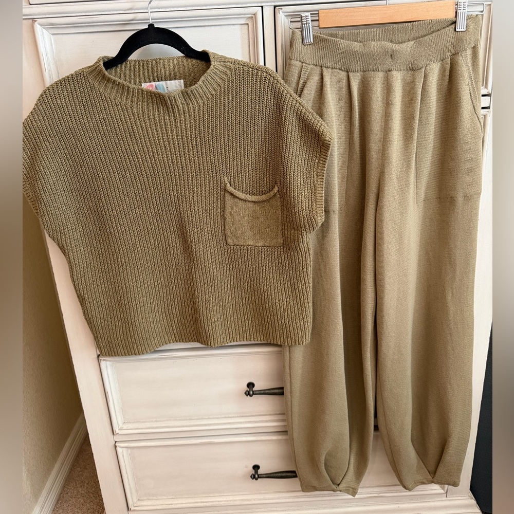 Free people freya sweater set